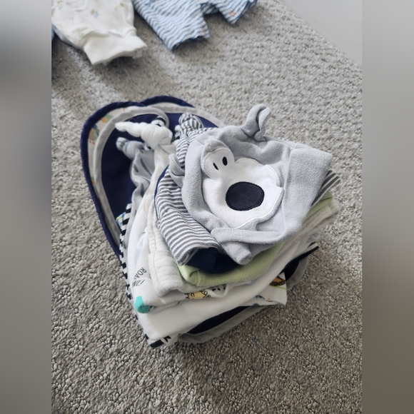 Baby Boy Size Newborn + 0-3 Month Bundle - 48 items total - Picture 3 of 6